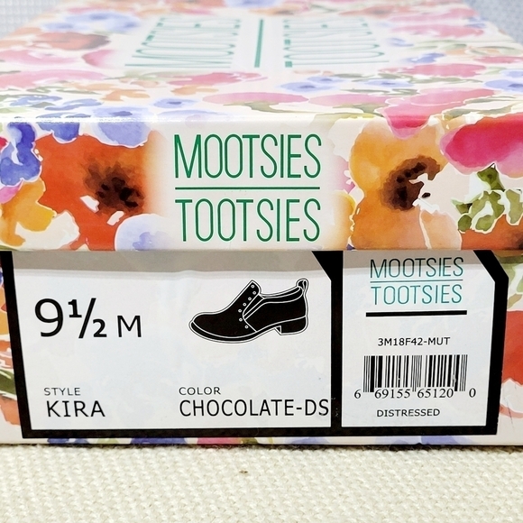 NWT Mootsie Tootsie Kira Distressed Chocolate Slip-on (9.5M) - Picture 10 of 12